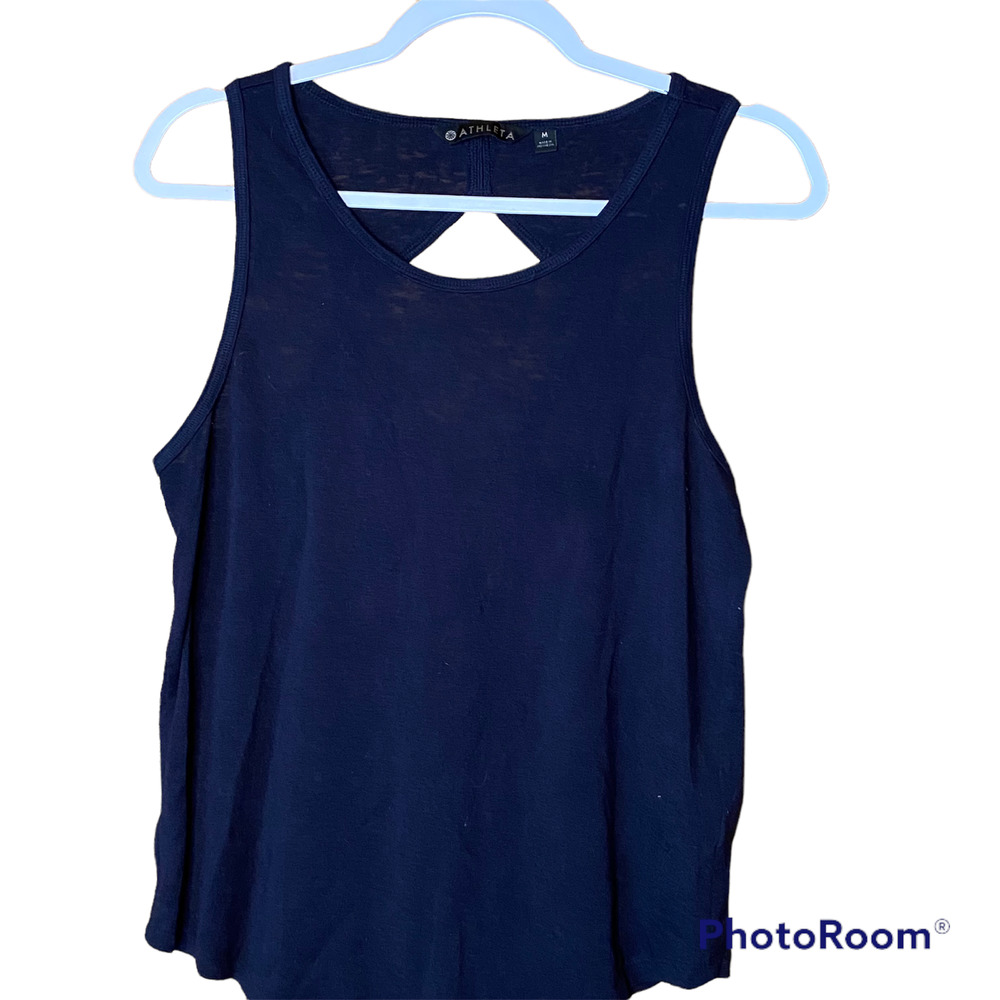 Athleta Medium Navy Blue Tank Top